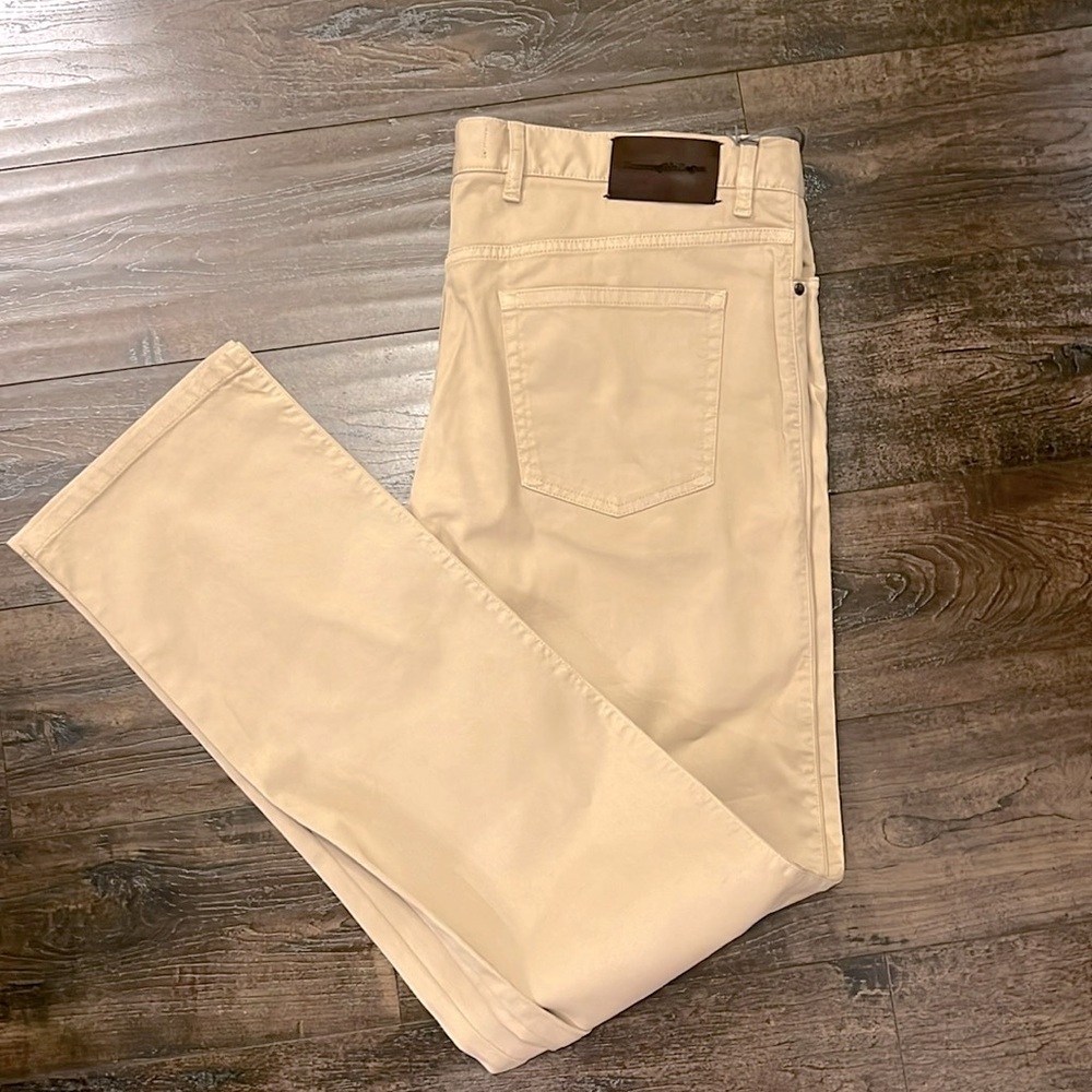NWT ZEGNA Beige Stretch Jeans - 40